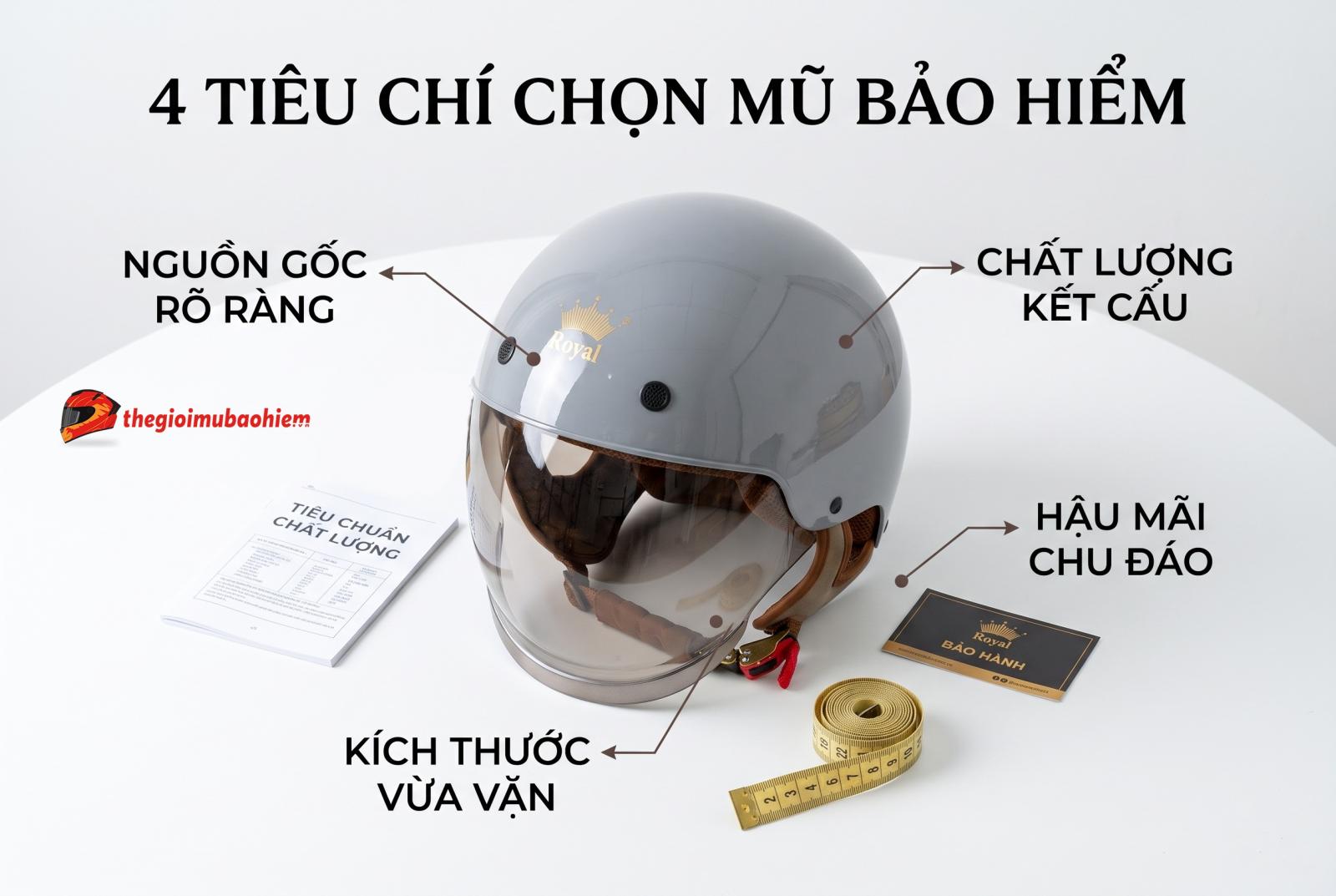 4 tiêu chí quan trọng khi chọn thương hiệu mũ bảo hiểm