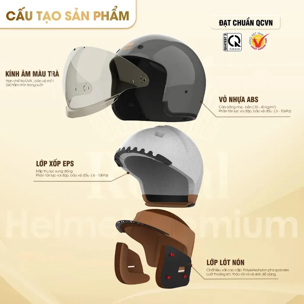 Mũ bảo hiểm Royal M139