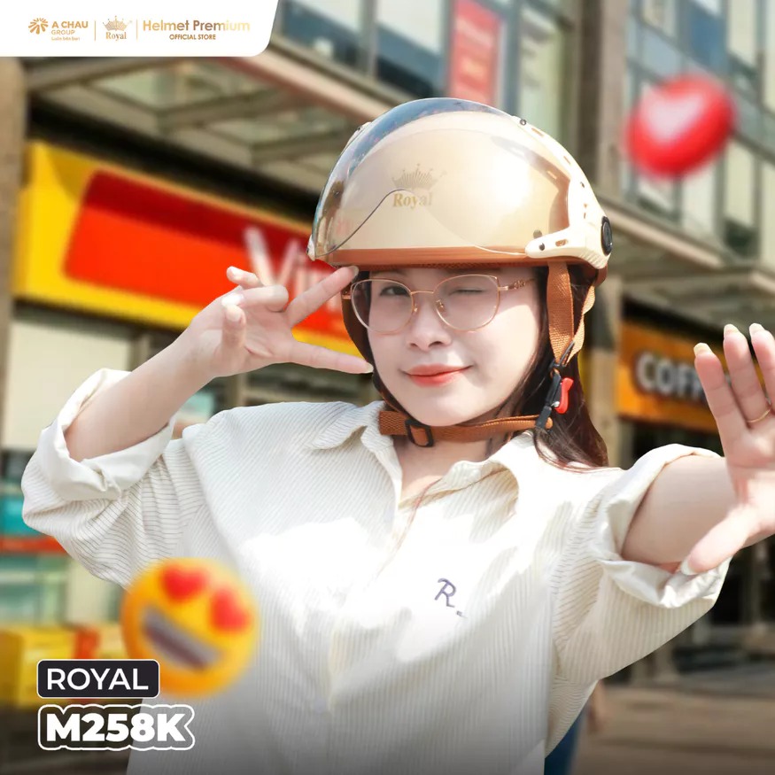Mũ bảo hiểm Royal M258K