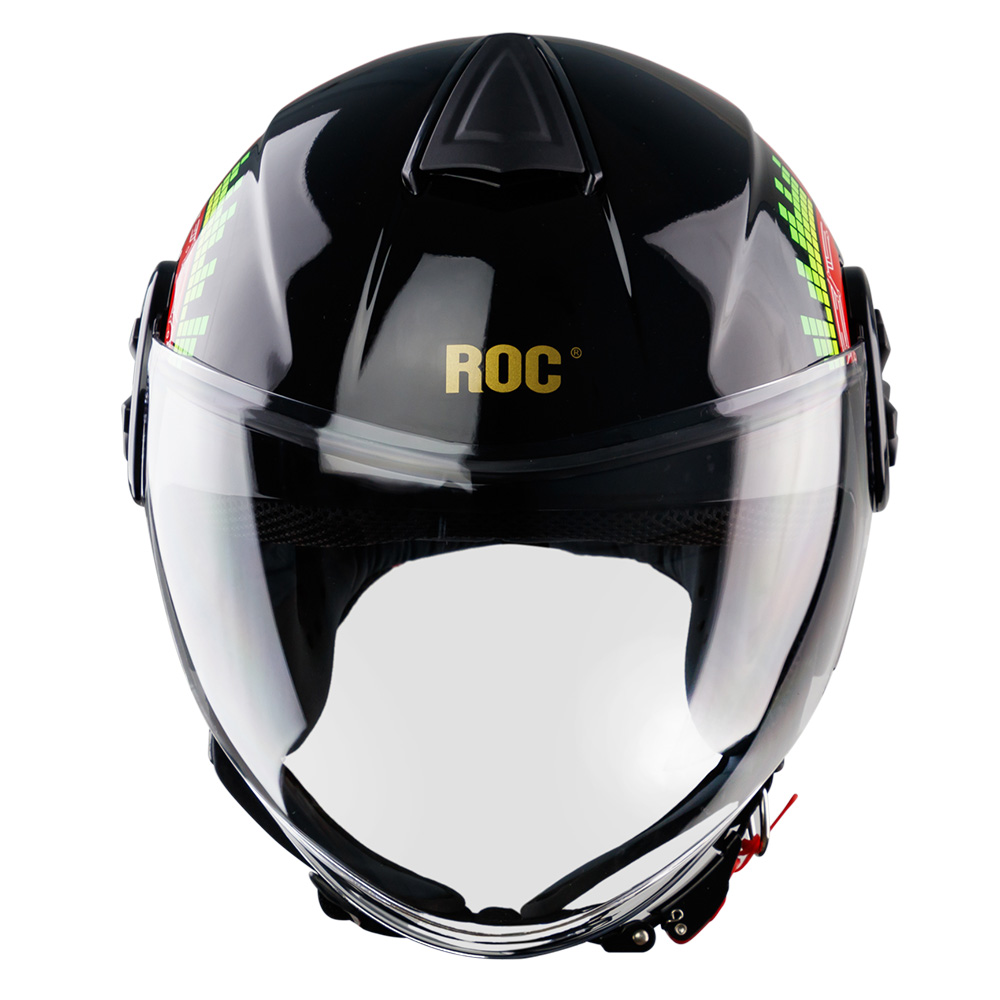 Mũ bảo hiểm Fullface ROC R06 V3 Đỏ bóng